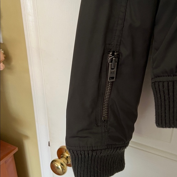 American Eagle Outfitters Jacket with Faux Fur Hood - Picture 3 of 6